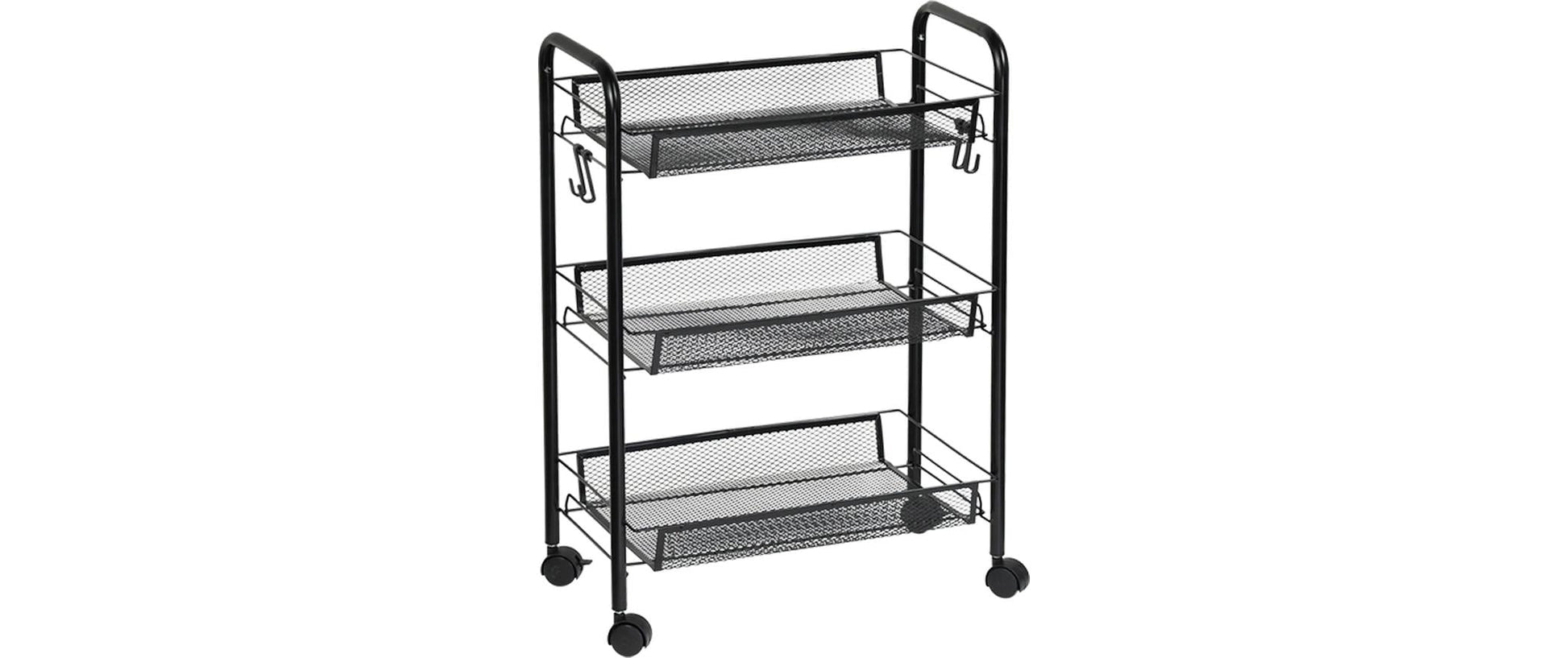 Kesper Rollwagen – Metall – Schwarz – 440 × 635 × 260 mm