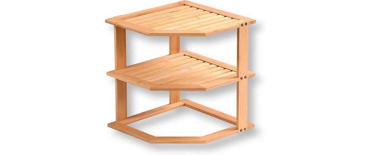 Kesper Utensilienhalter (wandmontiert) 25 × 25 × 27 cm, Bambus, Braun