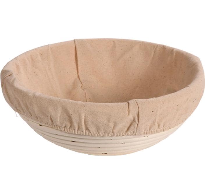 Kesper Gärkorb rund Ø 22 × 8 cm, Rattan, Creme/Braun