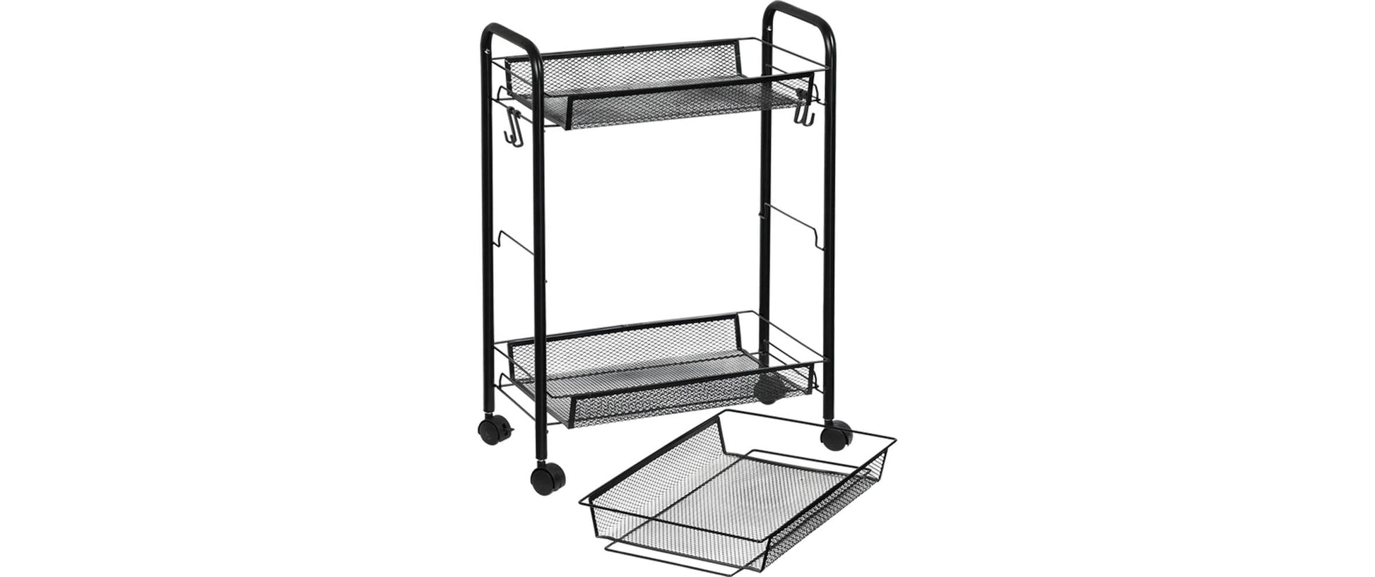 Kesper Rollwagen – Metall – Schwarz – 440 × 635 × 260 mm