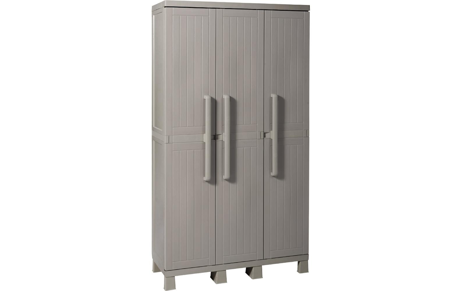 Toomax Aktenschrank, 4 Tablare, Kunststoff, 965 × 381 × 1727 mm, Warmgrau