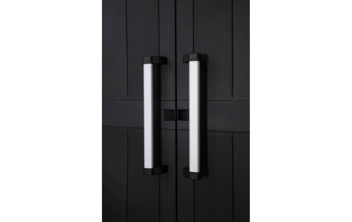 Toomax Schrank, 4 Tablare, Aluminium, 890 × 540 × 1900 mm, Grau