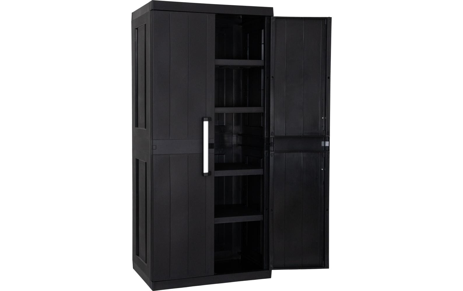 Toomax Schrank, 4 Tablare, Aluminium, 890 × 540 × 1900 mm, Grau
