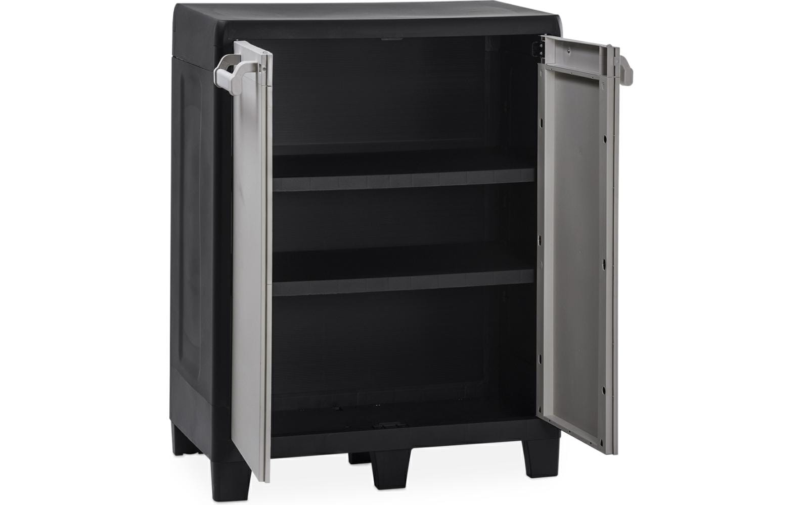 Toomax Aktenschrank, 2 Tablare, Kunststoff, 790 × 244 × 455 mm, Grau
