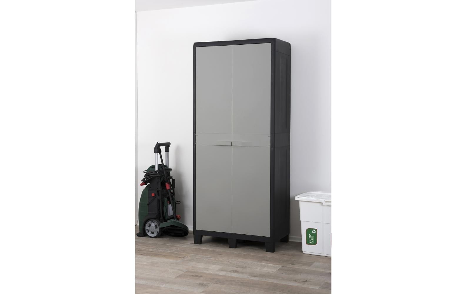 Toomax Aktenschrank, 4 Tablare, Kunststoff, 780 × 459,7 × 1818,6 mm, Grau