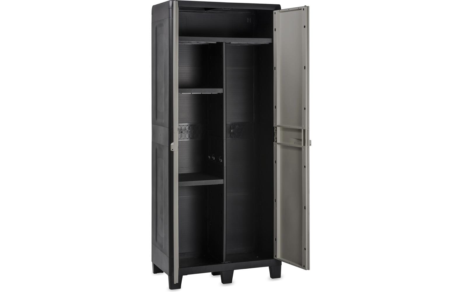 Toomax Aktenschrank, 4 Tablare, Kunststoff, 780 × 459,7 × 1818,6 mm, Grau