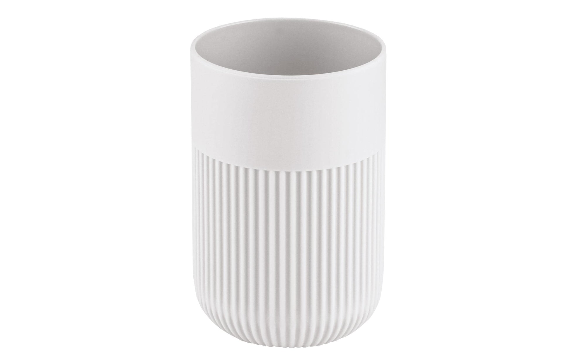 Kleine Wolke Zahnputzbecher Scout – ABS, 7,2×7,2×10,6 cm, Weiss