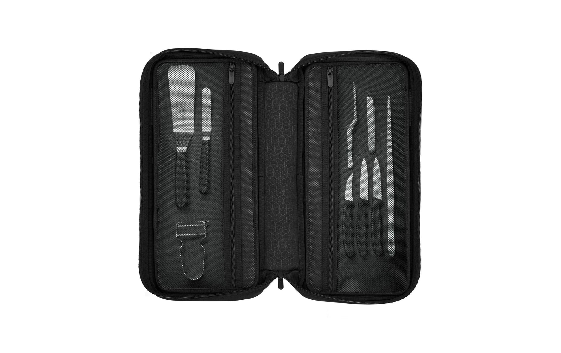 Victorinox 16-teiliges Messerset, Edelstahlklingen, schwarzer Kunststoffgriff