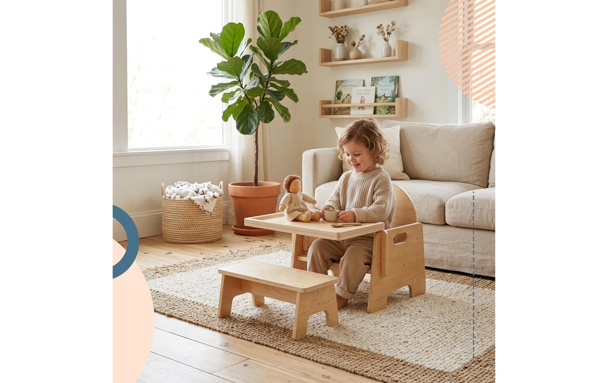 Relaxdays Bistro-Set – Beige