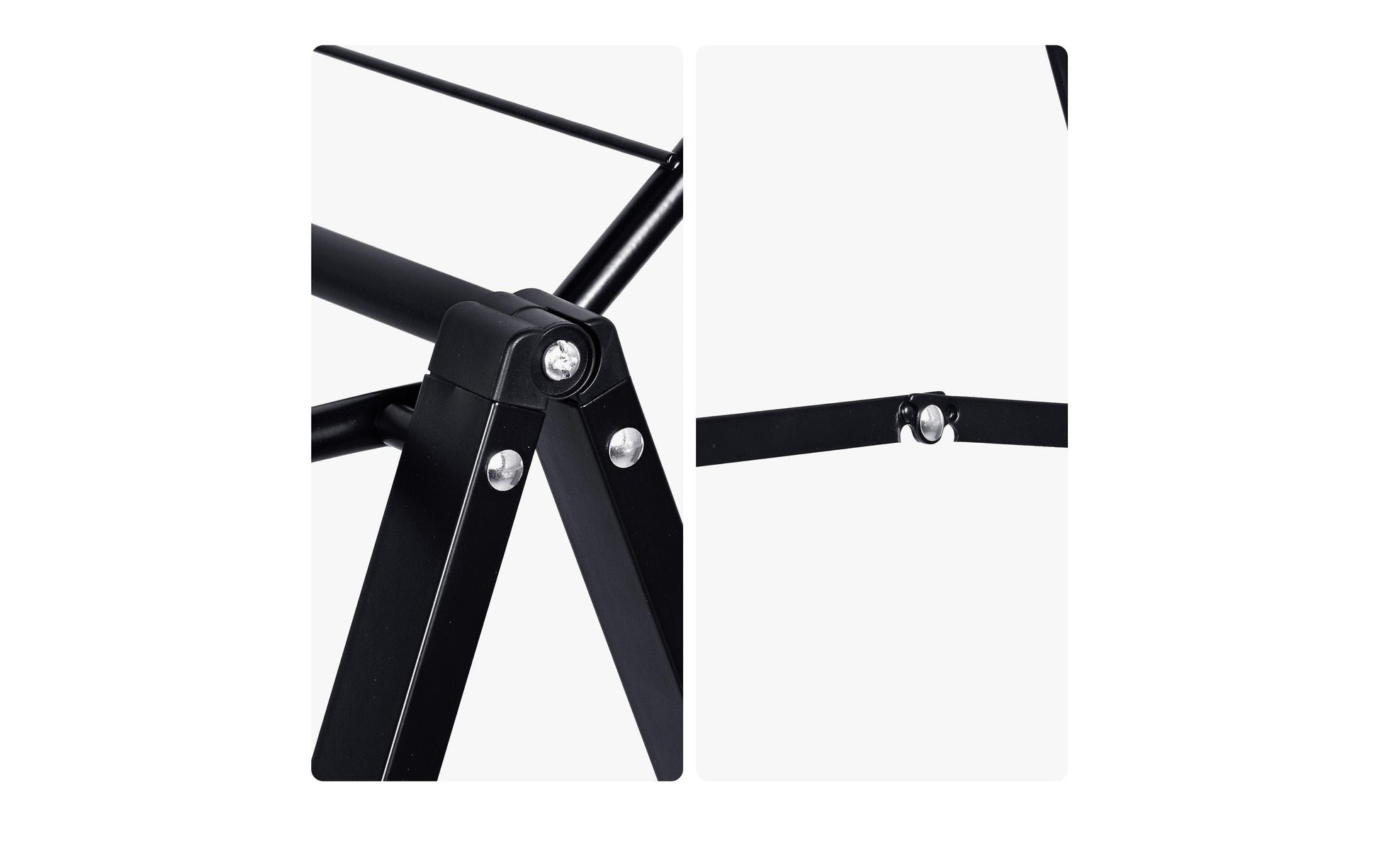 Relaxdays Wäscheständer – faltbar, 12 kg Tragkraft – Stahl/Kunststoff – schwarz – 1710 × 1045 × 580 mm