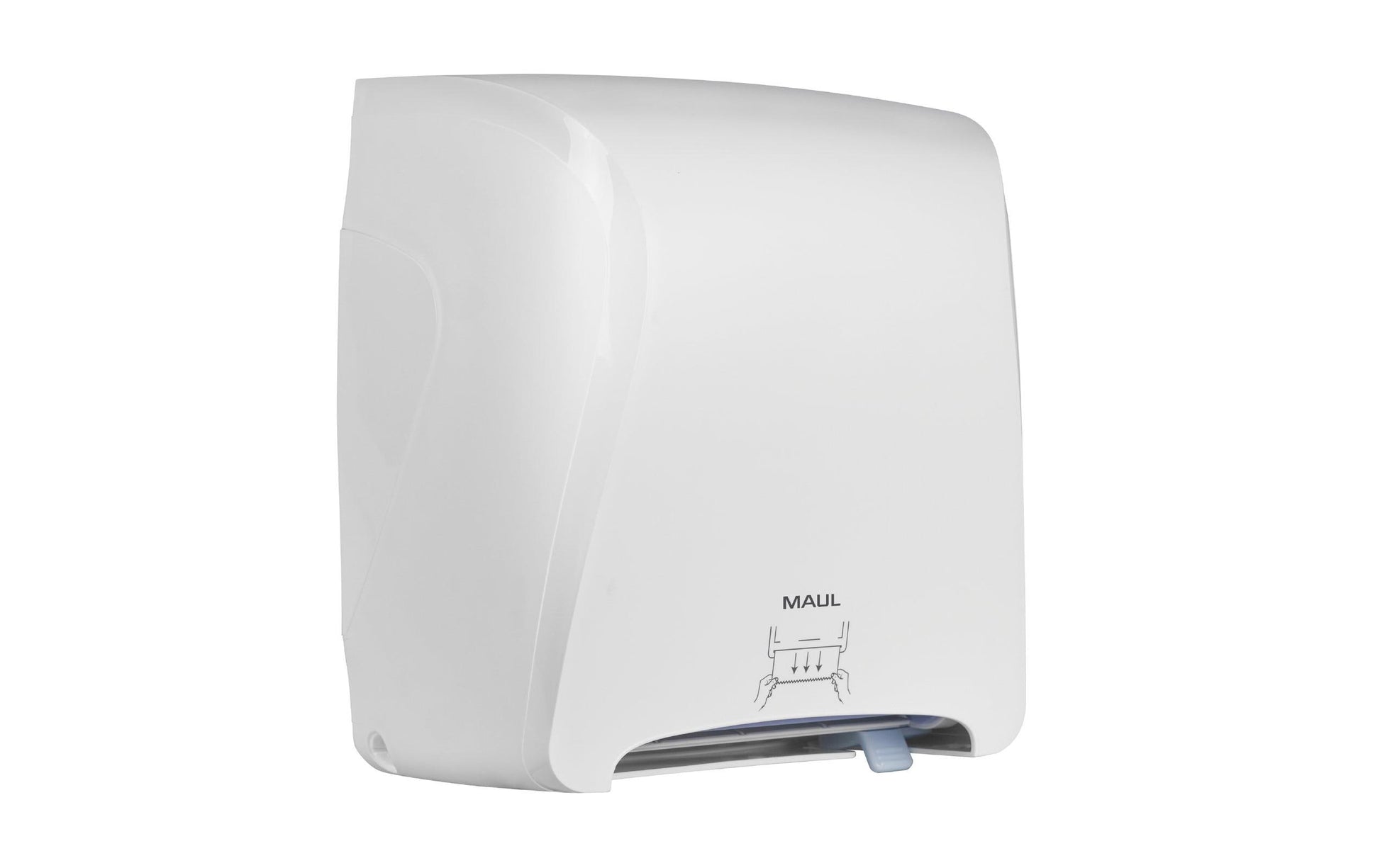 MAUL Handtuchrollenspender – Kunststoff, Weiss, 348 × 385 × 218 mm