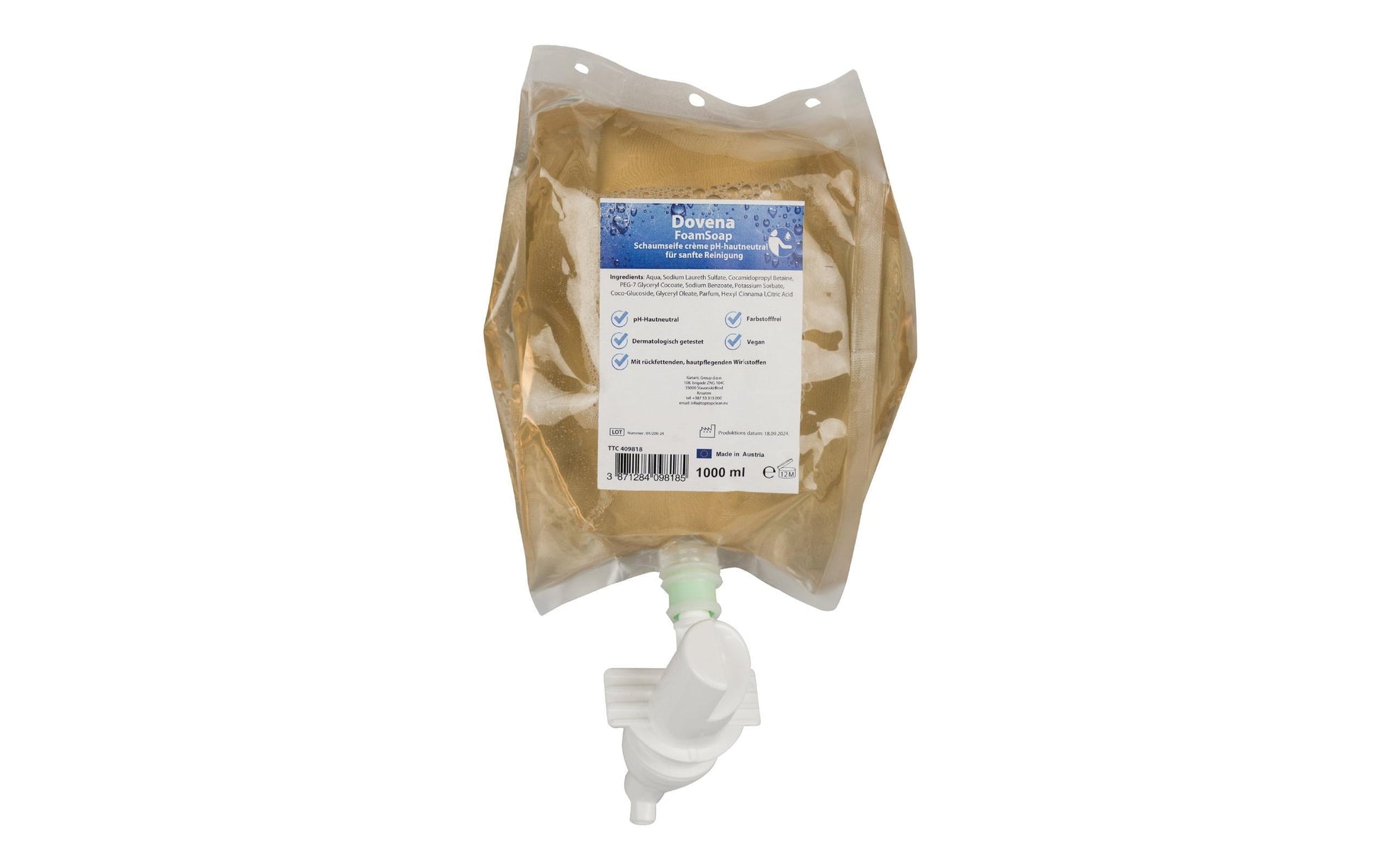 MAUL Schaumseife – Neutral – Nachfüllbeutel – 6 × 1 l