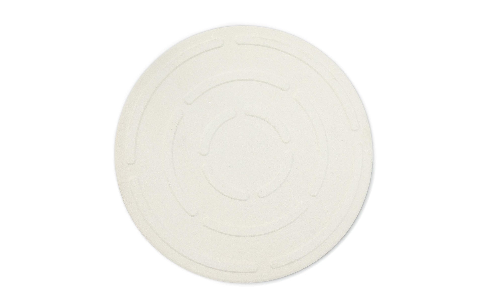 Relaxdays Pizzastein Ø 33 × 1 cm, Cordierit, beige, für Backöfen, Herde und Grills