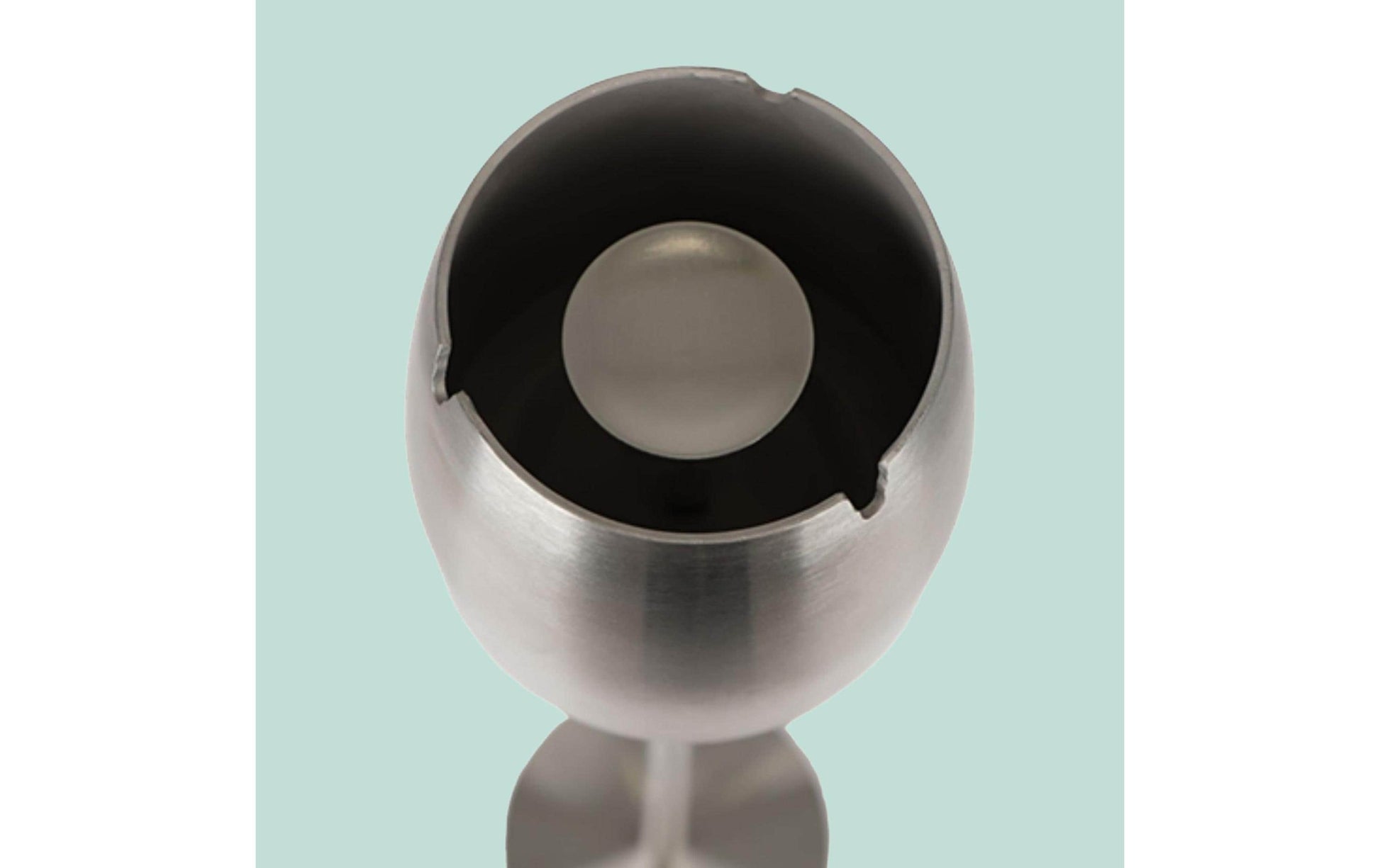 Relaxdays Aschenbecher – Ø 15 cm × 68 cm, Edelstahl, silber, höhenverstellbar