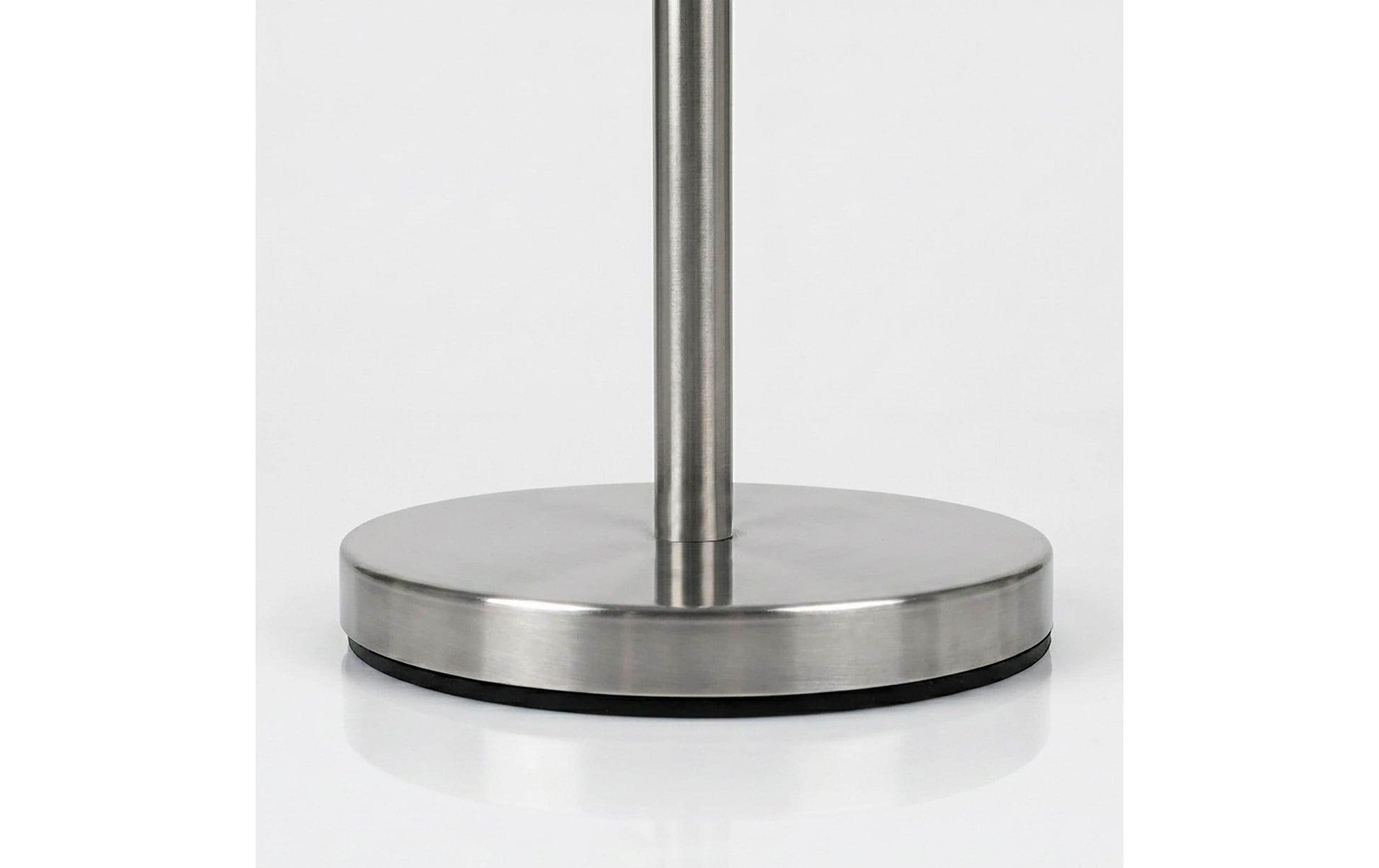 Relaxdays Aschenbecher – Ø 15 cm × 68 cm, Edelstahl, silber, höhenverstellbar