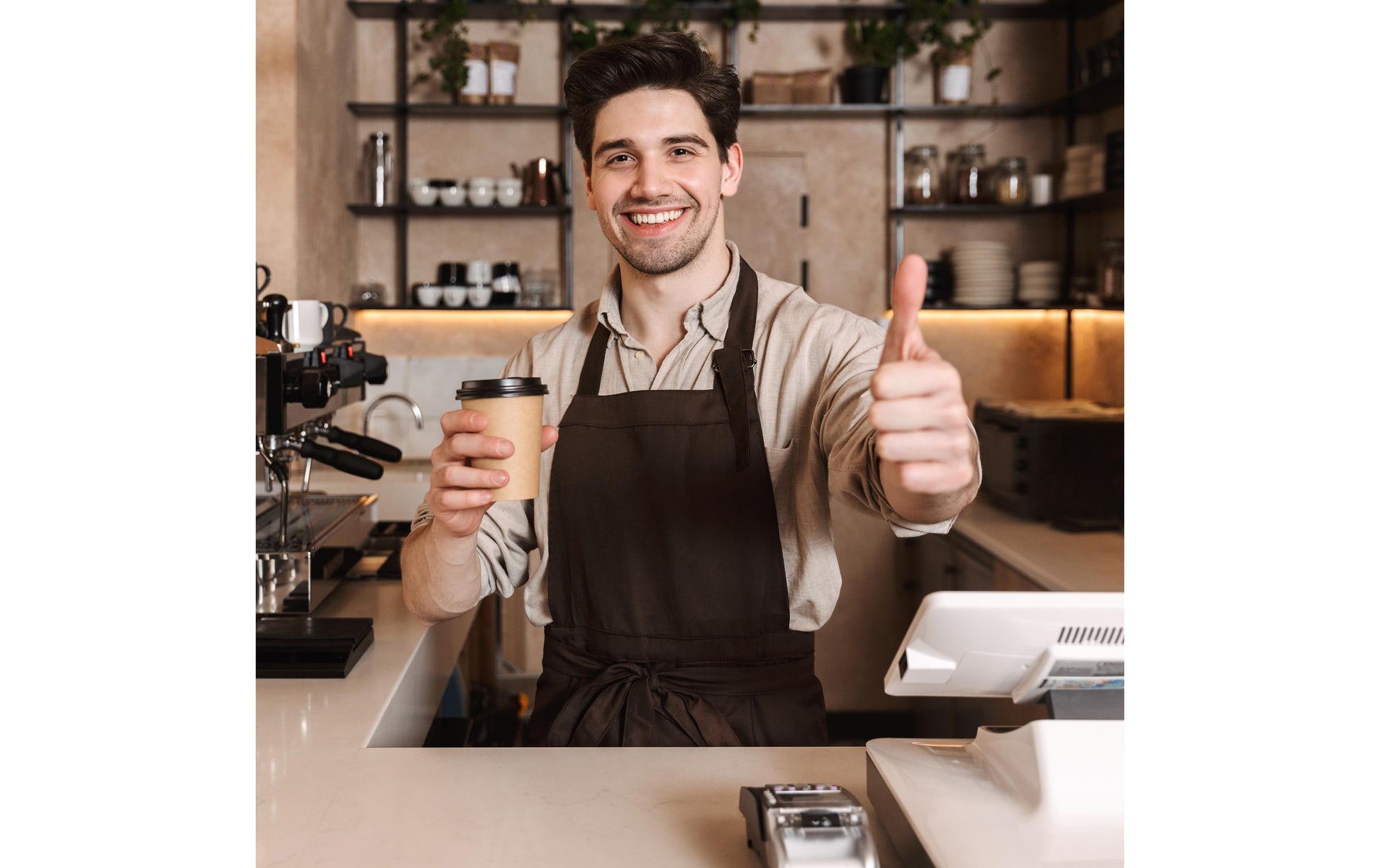 Relaxdays Abklopfbehälter für Kaffeesatz – 1,8 l, für Siebträgermaschine, Edelstahl