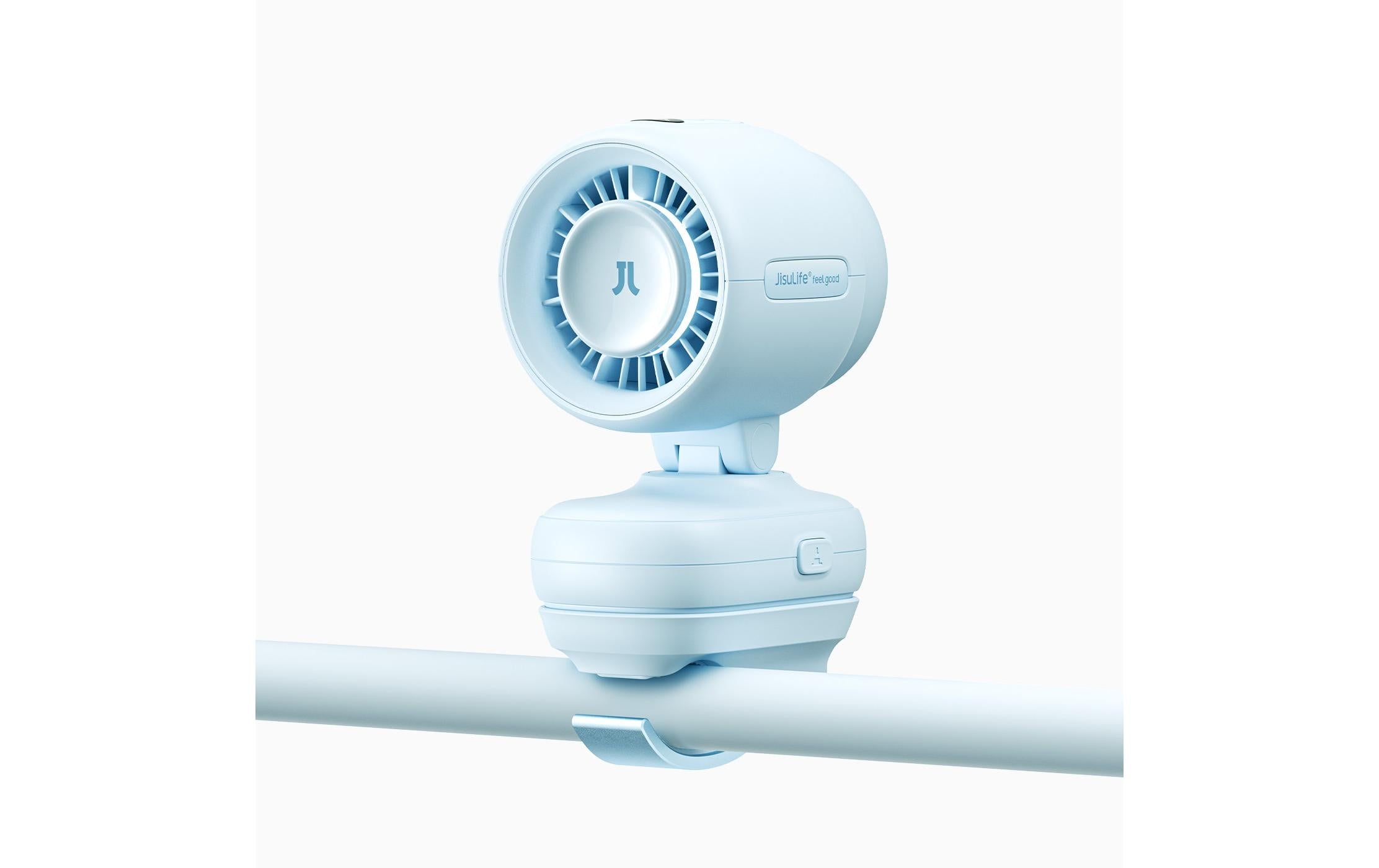 Jisulife Handventilator Fan 4 – 5000 mAh, Akkubetrieb, USB, Blau