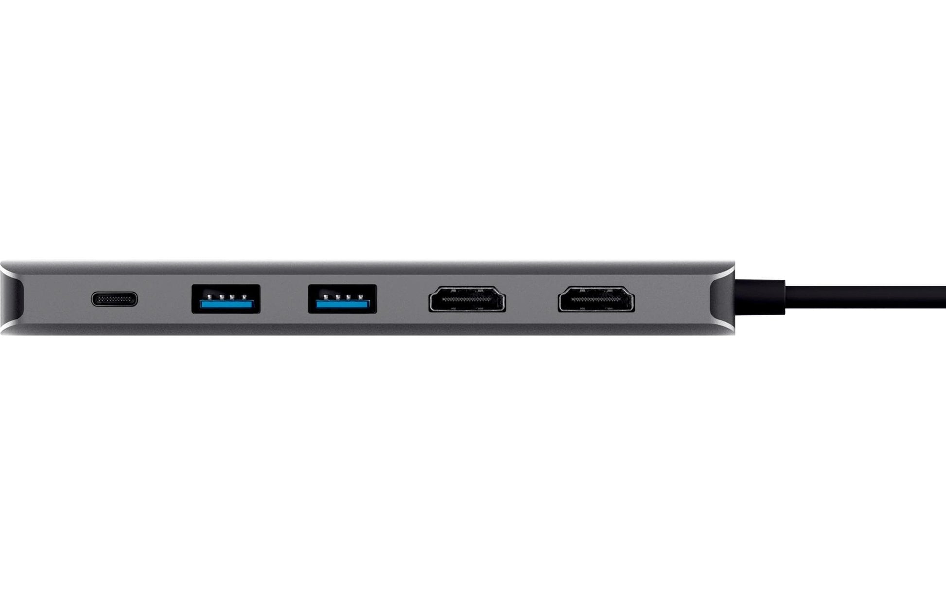 Trust Dalyx Multiport-Adapter – USB-C, 2× HDMI, 2× USB-A, 85 W PD, für Universal