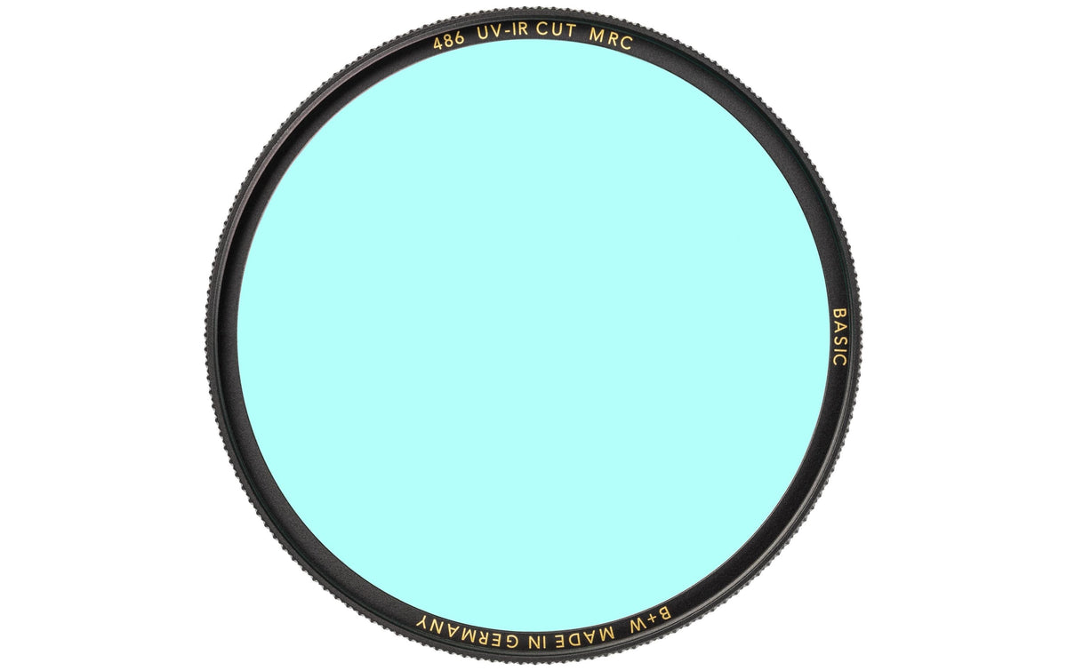 B+W 486 Basic UV/IR-Cut-Filter – 49 mm, MRC – für Kameras mit 49 mm Filtergewinde