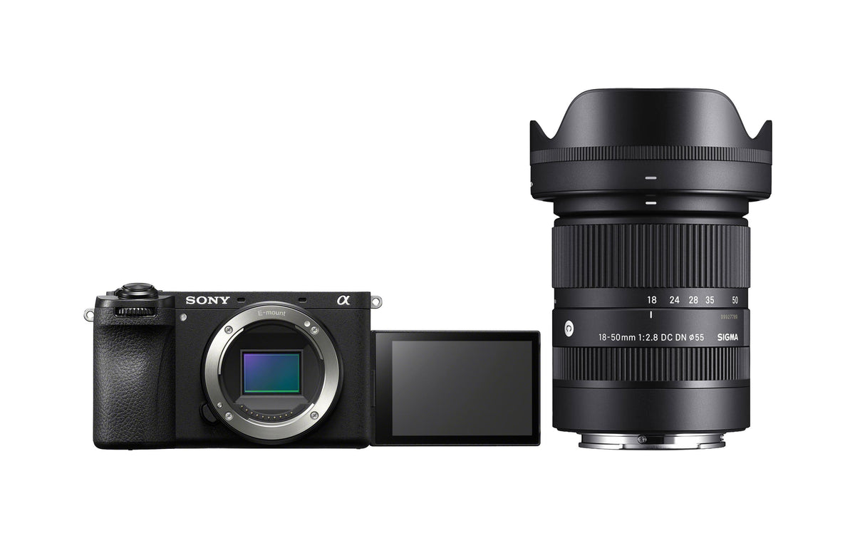Sony Alpha 6700 Kit Sigma 18–50mm f/2.8 – APS-C, 26 MP, 4K, schwarz