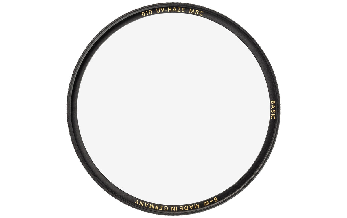 B+W Basic UV-Filter – 105 mm, MRC, Messingfassung – für Objektive mit 105 mm Filtergewinde