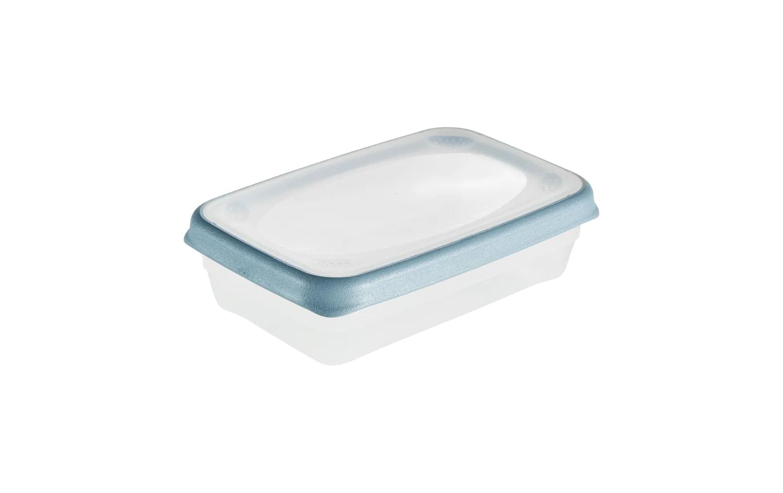 keeeper Vorratsdose 400 ml, 10 × 15 × 4 cm, Polypropylen (PP)/TPE, transparent/blau