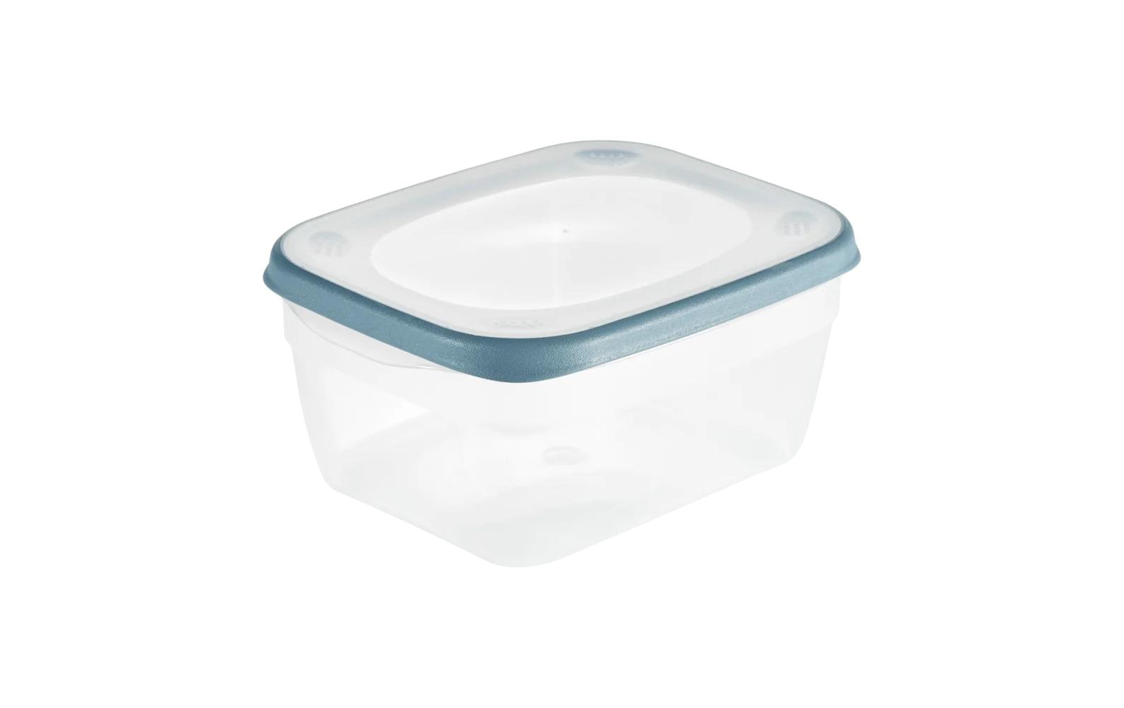 keeeper Vorratsdose 1,8 l, 20 × 15,5 × 9,5 cm, Polypropylen (PP)/TPE, Blau/Transparent