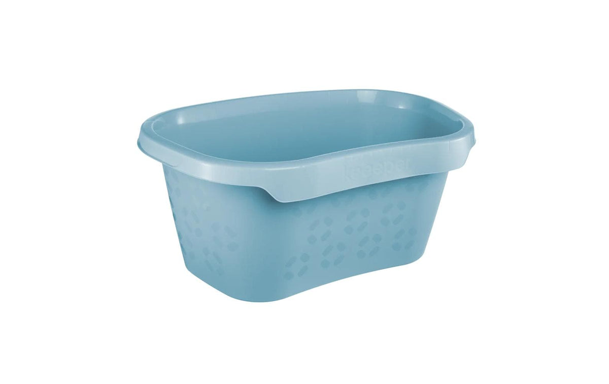 keeeper Tilda Aufbewahrungsbox 30,5 l – Polypropylen – Blau – Mit Griff, Stapelbar – 575 × 265 × 382 mm
