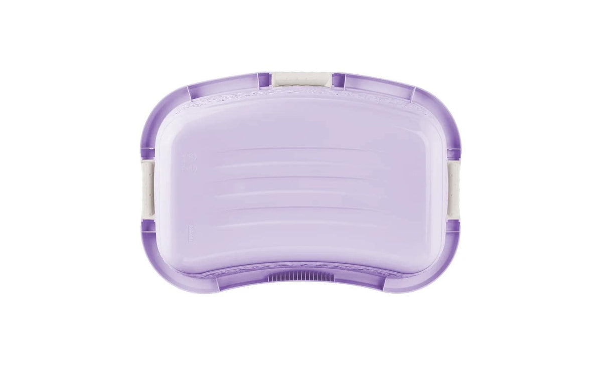 keeeper Aufbewahrungskorb 50 l – mit Softgriffen – Kunststoff – Violett