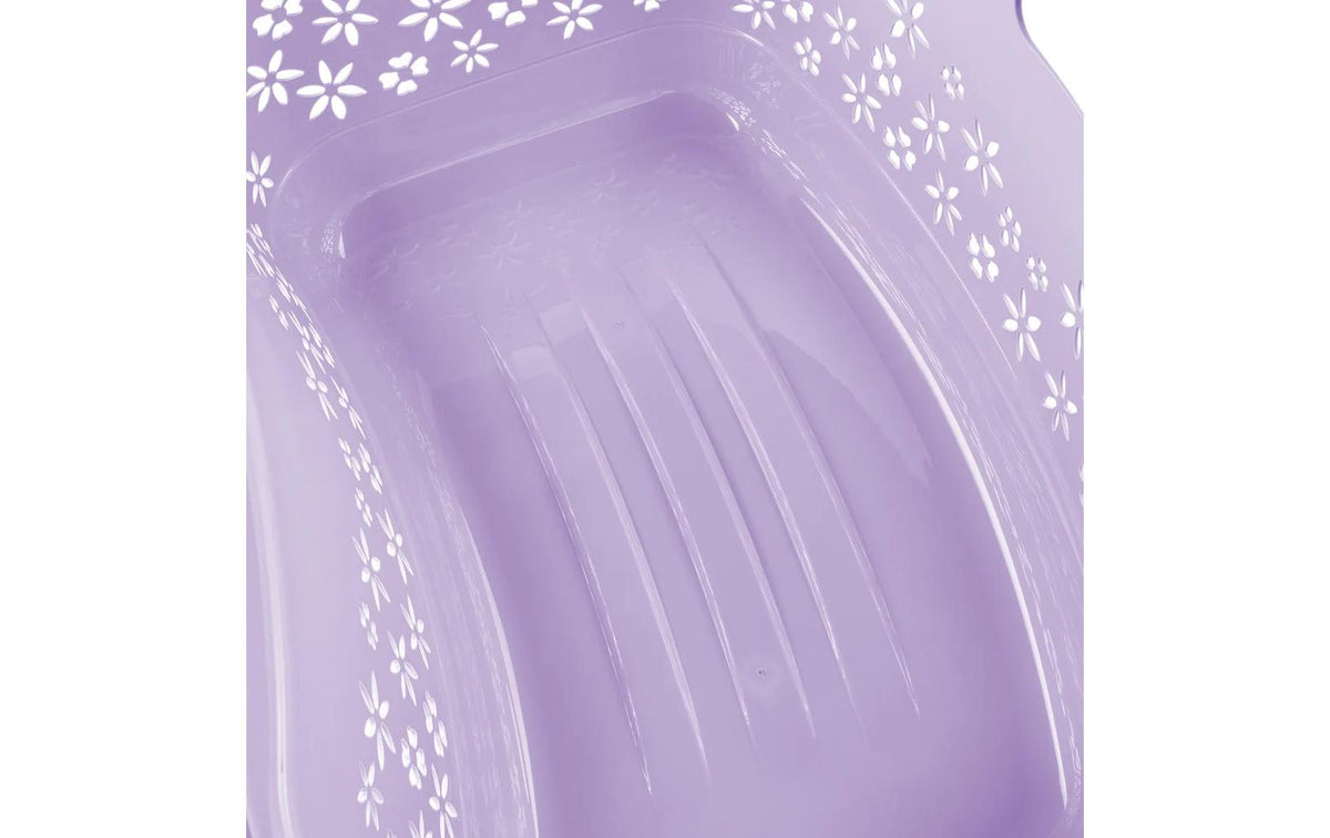keeeper Aufbewahrungskorb 50 l – mit Softgriffen – Kunststoff – Violett