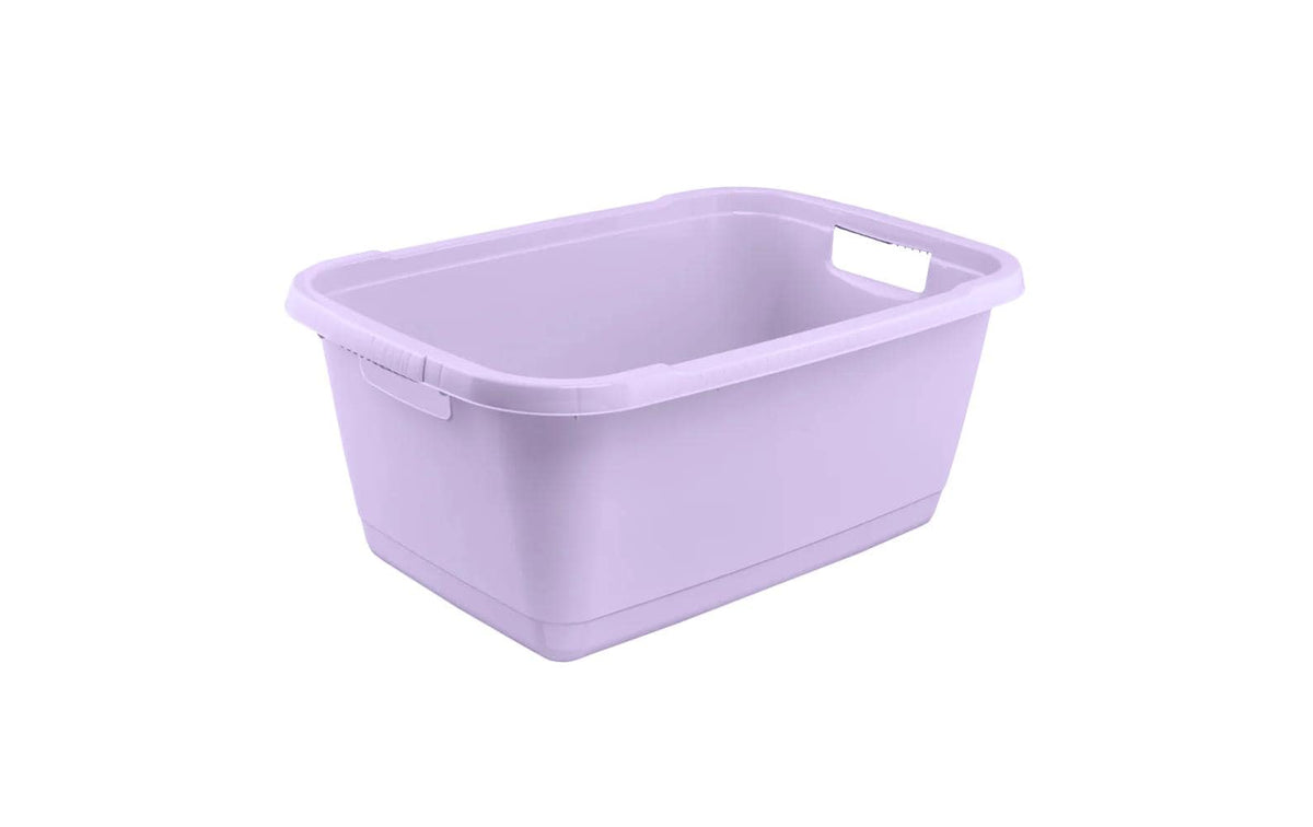 keeeper Aufbewahrungsbox 52 l – Kunststoff – Violett – mit Griff – 650 × 280 × 440 mm