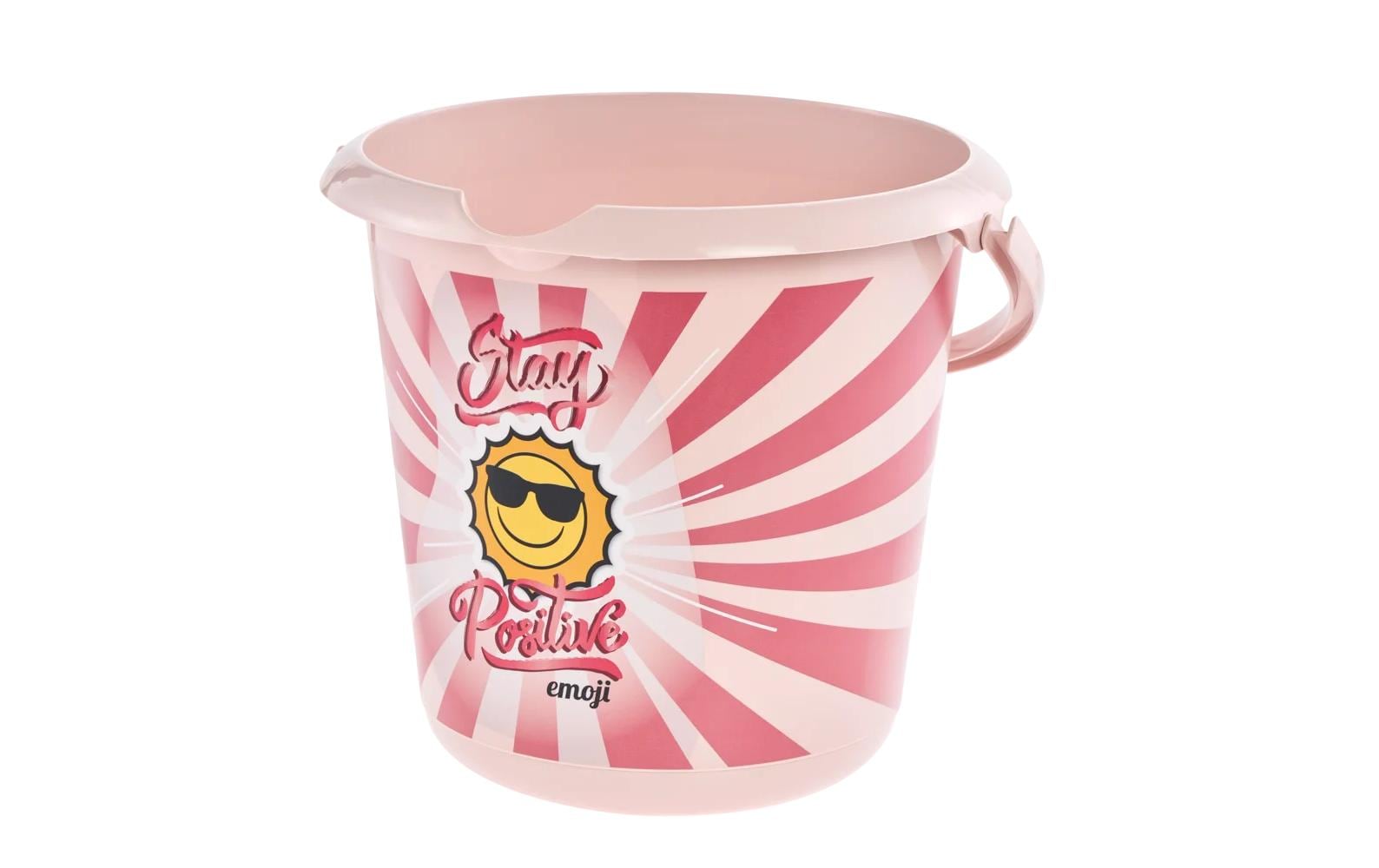 keeeper Putzeimer Deco-Eimer – 10 l – PP – Rosa