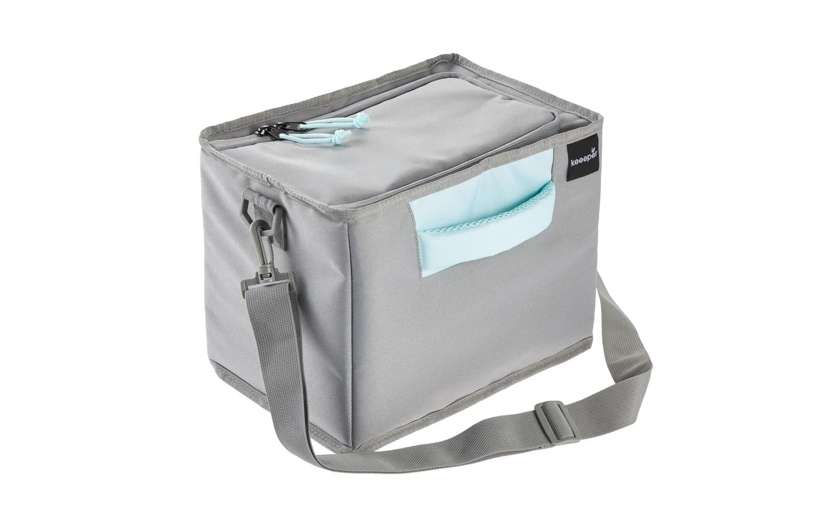 keeeper Stofftasche, Polyester, Aquamarin, 295×225×200 mm, mit verstellbarem Schultergurt