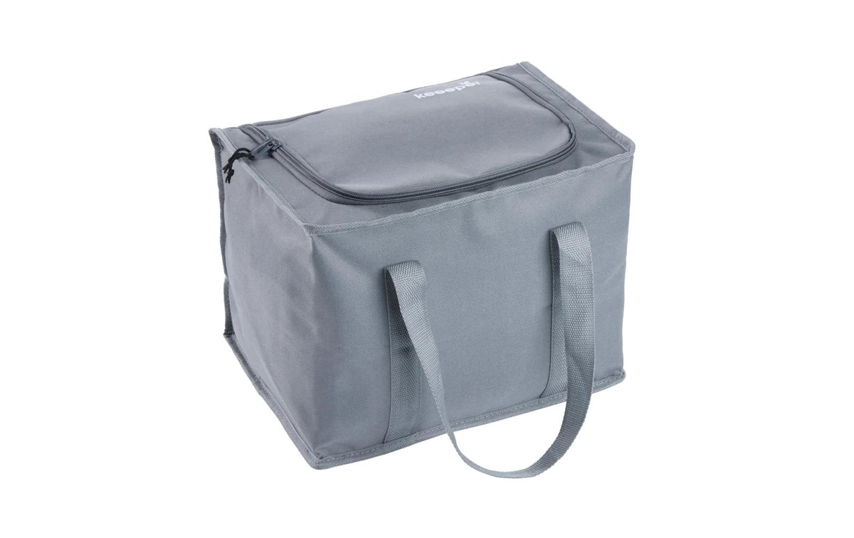 keeeper Stofftasche, Grau, 340×260×245 mm, faltbar, isoliert