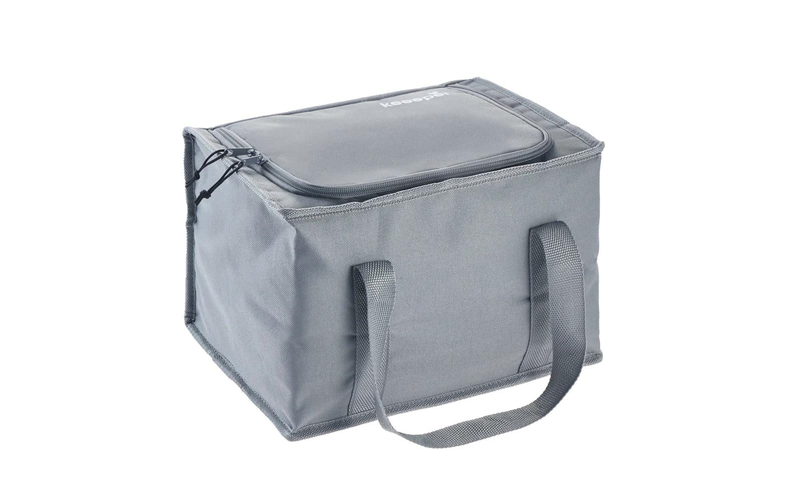 keeeper Faltbare Isoliertasche M – isoliert – 15 l, 22 × 22 × 31,5 cm – grau – Polyethersulfon