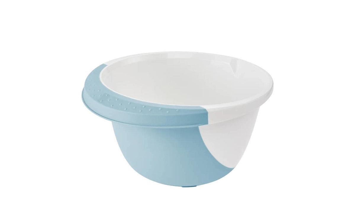 keeeper Carlotta – Rührschüssel 3,5 l, Ø 26 × 14 cm, Polypropylen (PP)/TPE, Blau/Weiss, BPA-frei