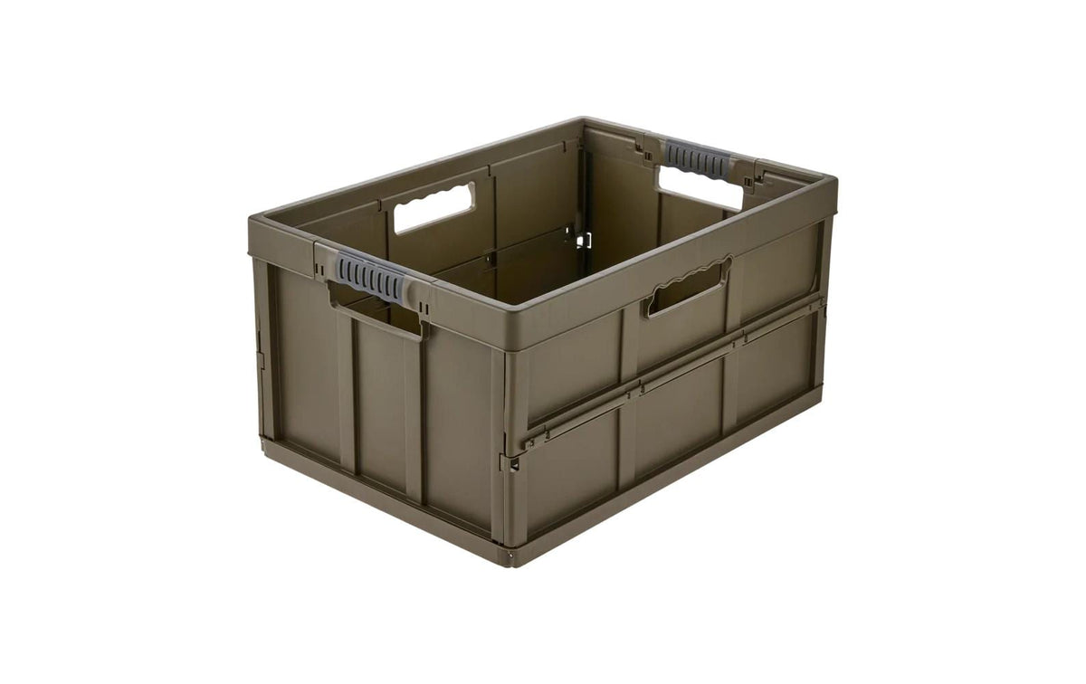 keeeper benno Klappbox 45 l – faltbar – Polypropylen/TPE – olive – 535 × 275 × 375 mm