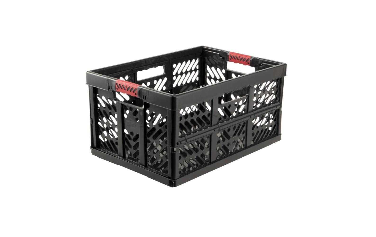 keeeper Ben Klappbox 45 l – faltbar – Kunststoff – grau – mit Softgriffen – 370 × 280 × 540 mm