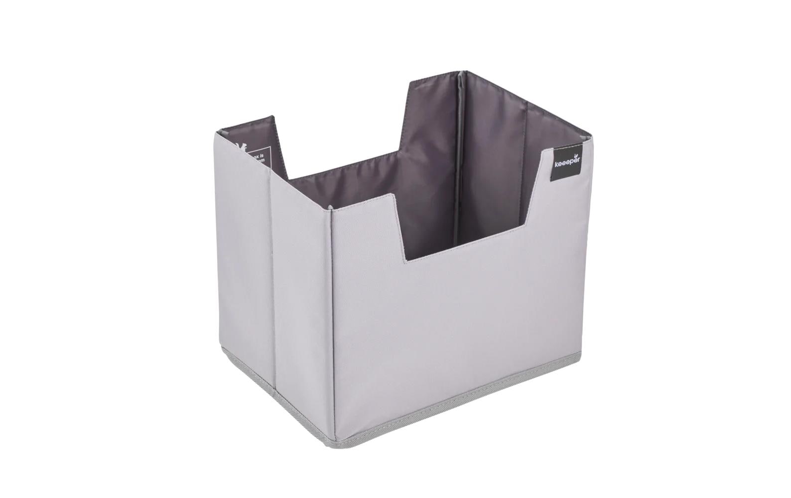 keeeper Faltbox 19 l – faltbar – Kunststoff – grau – 315 × 265 × 230 mm