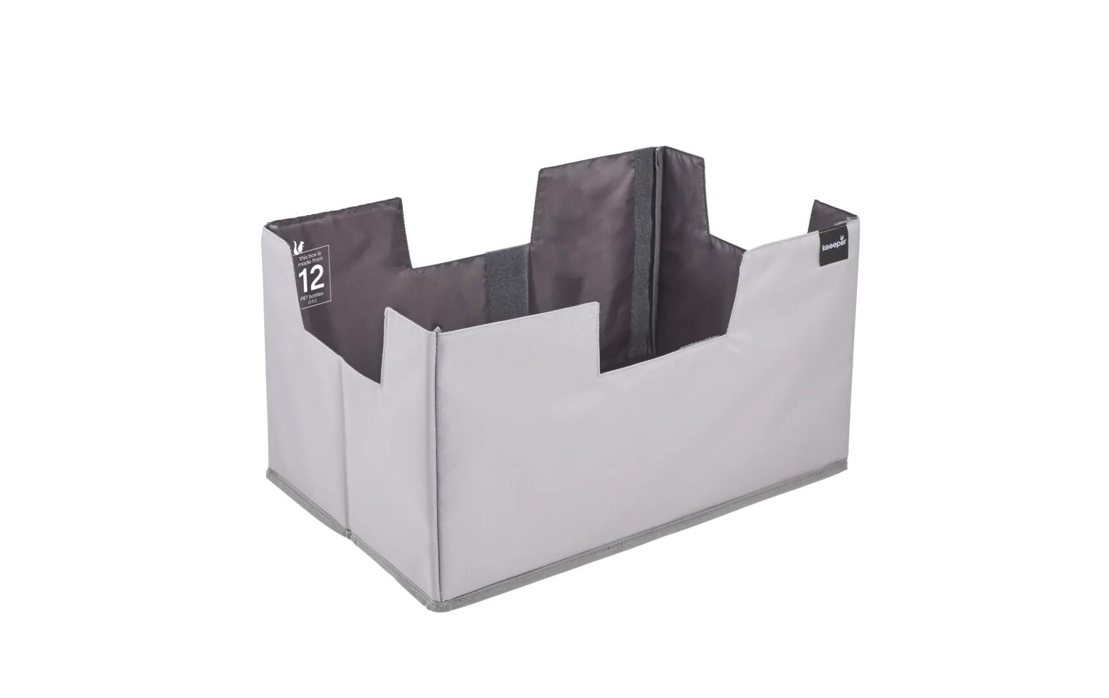 keeeper neo Faltbox 39 l – faltbar – Kunststoff – grau – 315 × 265 × 470 mm