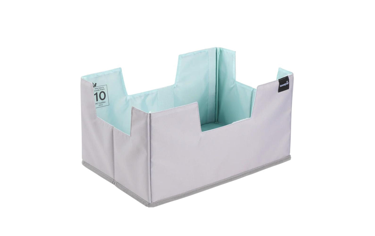 keeeper Faltbox 28 l – faltbar – Kunststoff – türkis – 420 × 225 × 295 mm