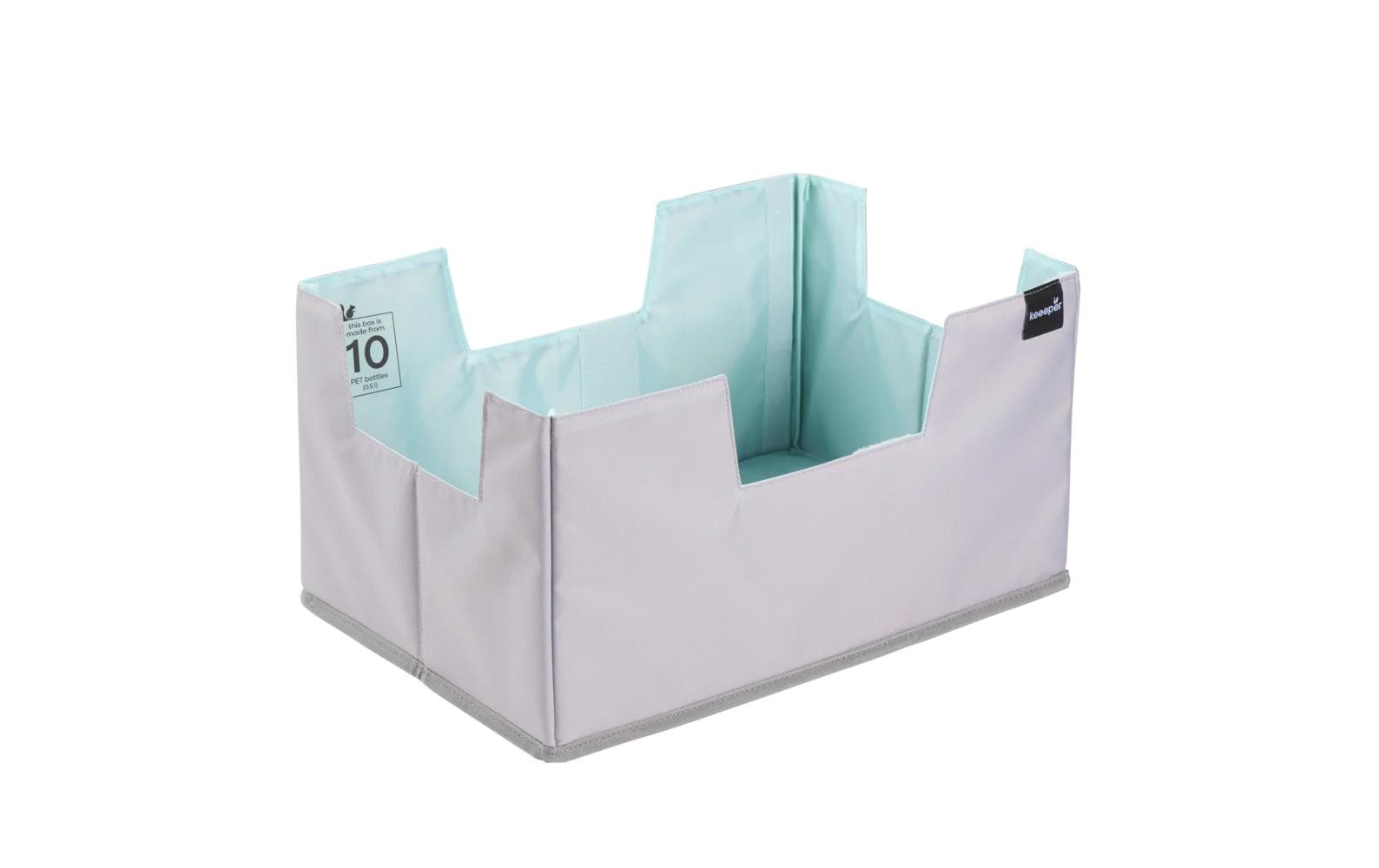 keeeper Faltbox 28 l – faltbar – Kunststoff – türkis – 420 × 225 × 295 mm