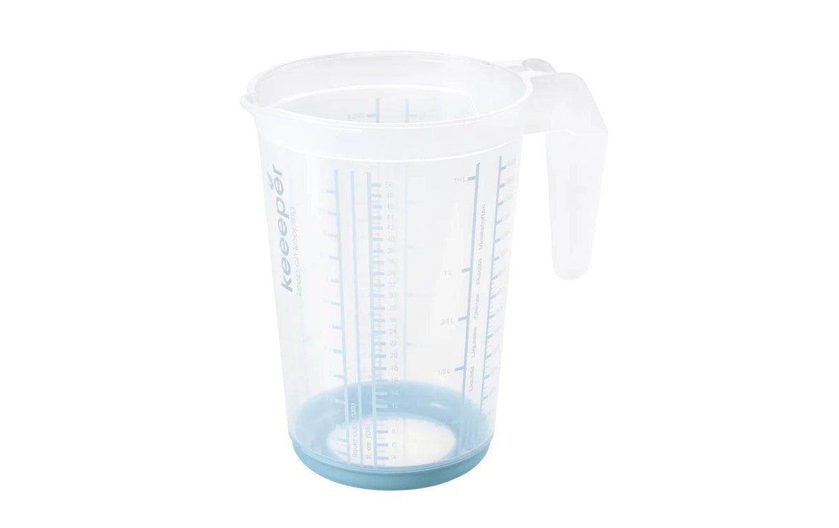keeeper Massimo – Messkanne 1,5 l, Ø 13,5 × 19 cm, Polypropylen (PP)/Thermoplastische Elastomere (TPE)