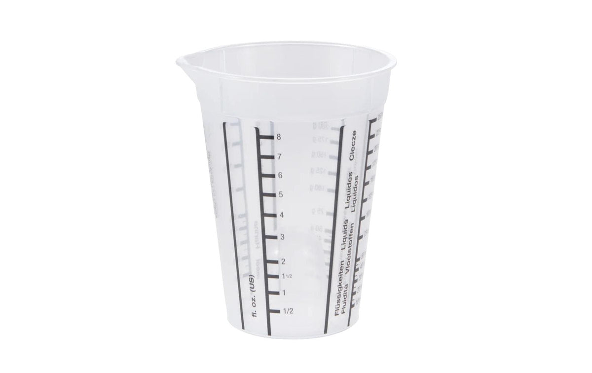 keeeper Messbecher 250 ml, Ø 8,5 × 11,5 cm, Polypropylen (PP), Schwarz/Transparent