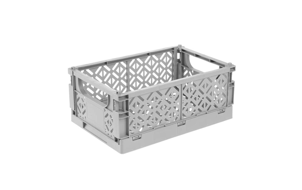 keeeper fritzi M Klappbox 3,4 l – faltbar – Polypropylen – grau – 250 × 100 × 165 mm