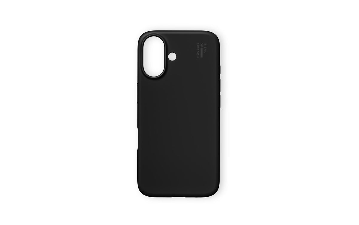 iDeal of Sweden Slim Case Backcover – für Apple iPhone 16, MagSafe, Kunststoff, Mattschwarz