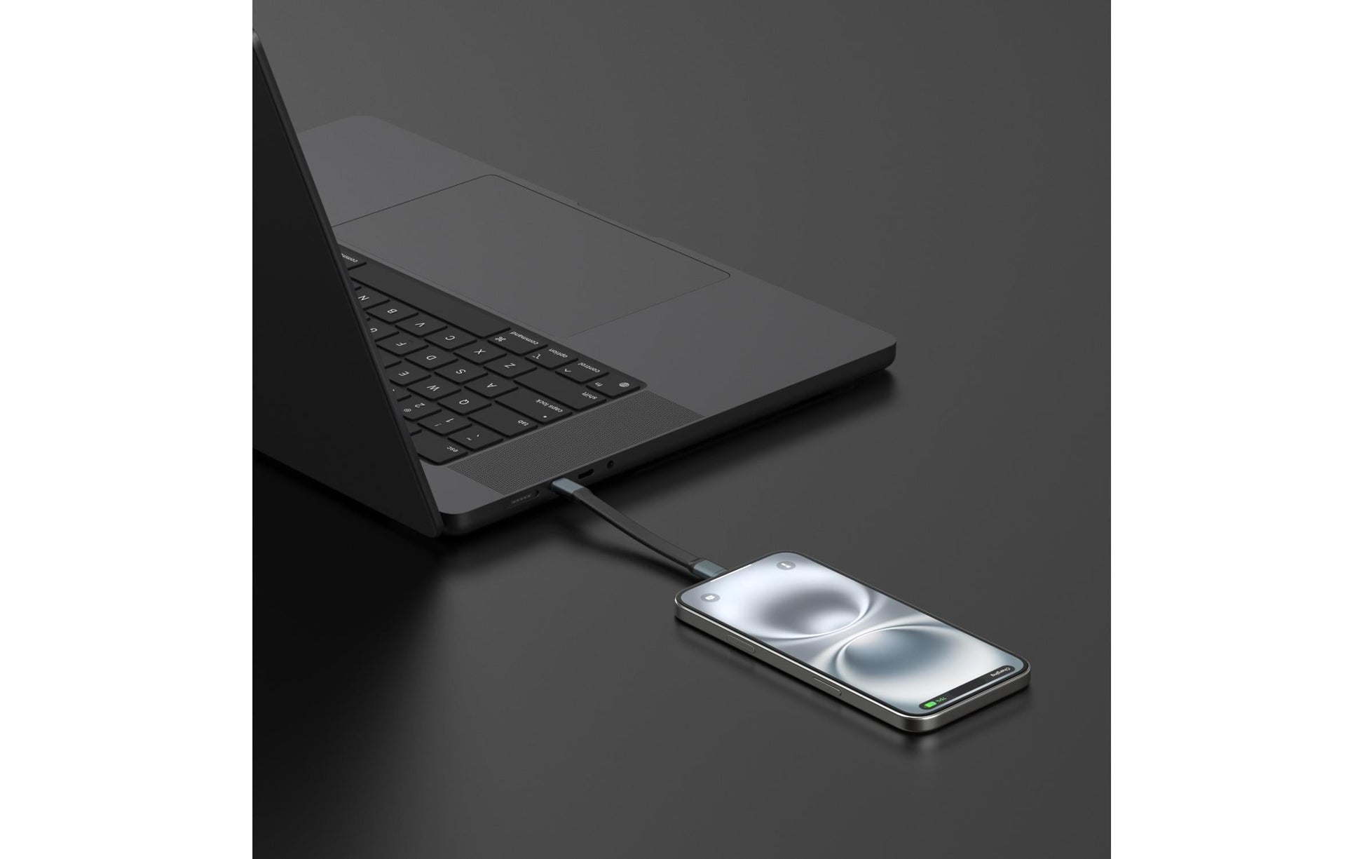 4smarts USB-C auf USB-C Kabel – USB 2.0 (480 Mbit/s) – 0,115 m – PD 60 W – Schlüsselanhänger