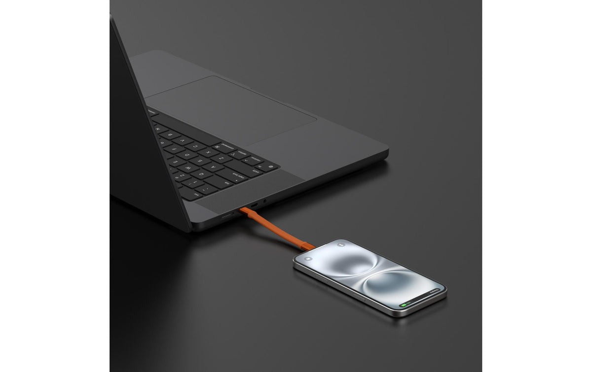 4smarts USB-C auf USB-C Kabel – USB 2.0 (480 Mbit/s) – 0,115 m – PD 60 W – Schlüsselanhänger