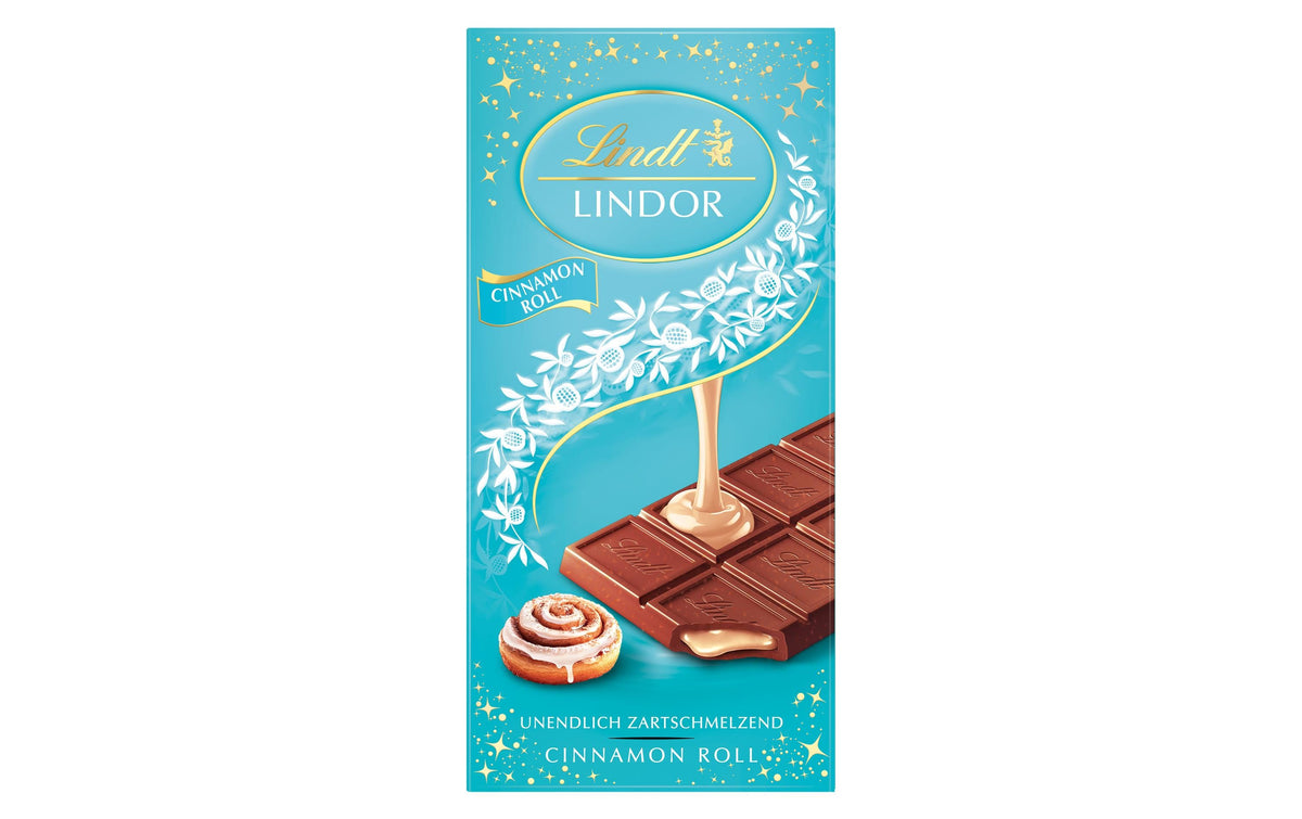 Lindt LINDOR Schokolade – Zimtrolle – 100 g