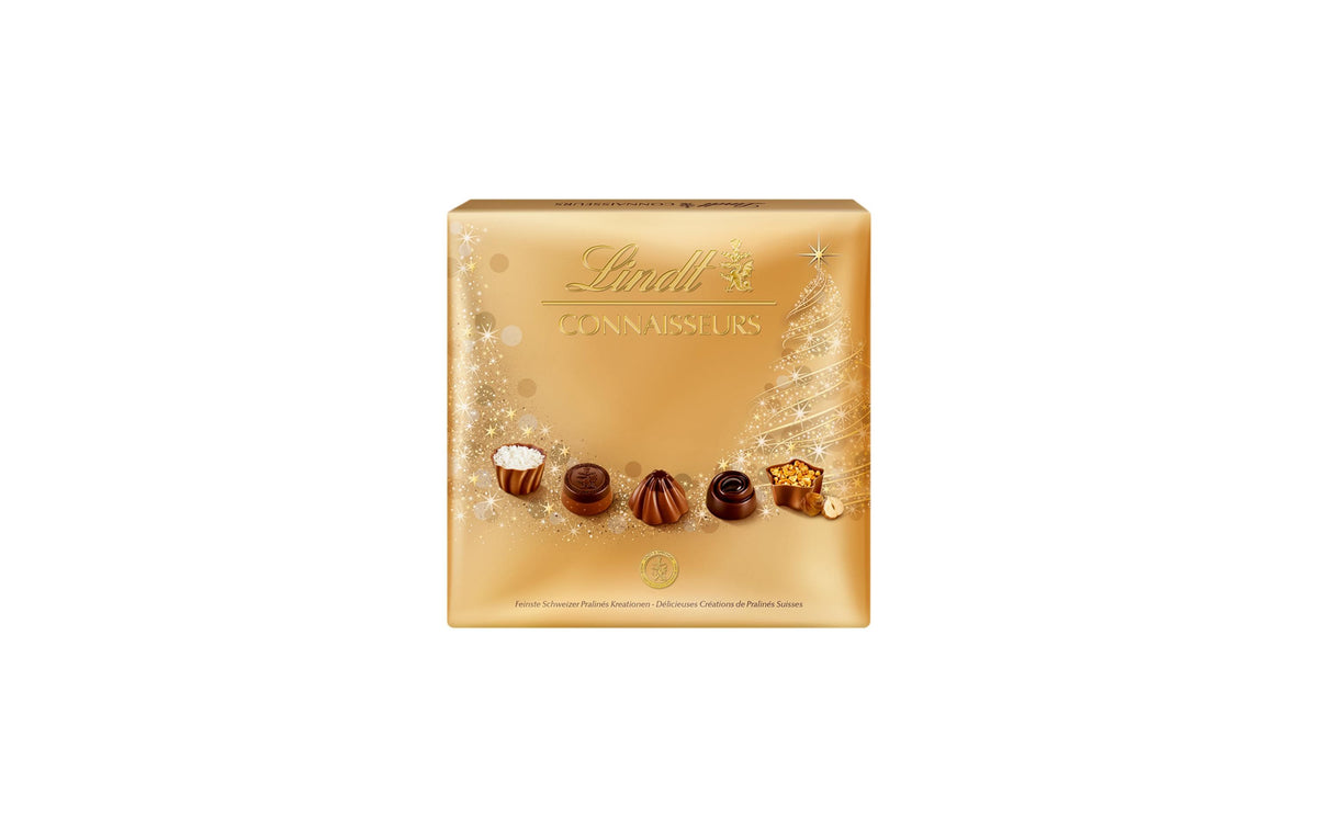 Lindt CONNAISSEURS Pralinés – Weihnachten, assortiert – 143 g